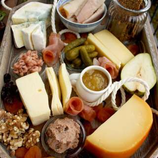 North German Cheese Plate and Easy Crackers Recipe