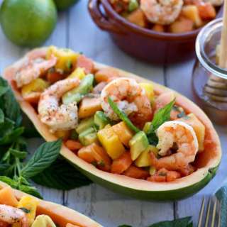 Papaya Salad with Prawns