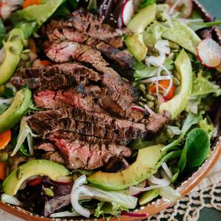 Healthy Carne Asada Steak Salad