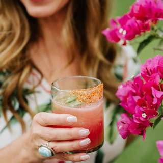 Jalapeño Watermelon Margarita (Spicy Mezcal Margarita)