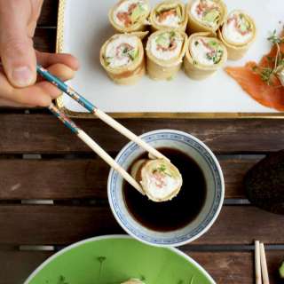 Pancake Sushi Rolls