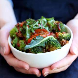 Simple Vegan Quinoa Fried Rice