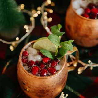 Cranberry Pomegranate Mexican Mule