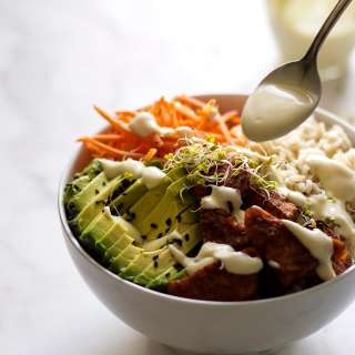 Vegan Rice Bowl with Smoky Tempeh