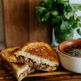 Birria Grilled Cheese Sandwiches