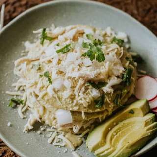 Enchiladas Verdes (Green Enchiladas)