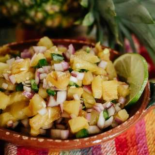 Roasted Pineapple Salsa