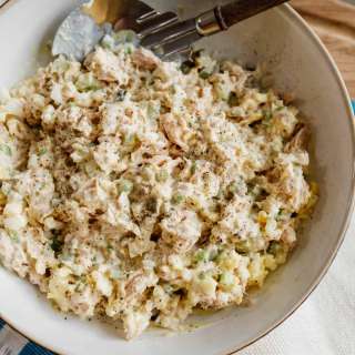 Tuna Salad with Chopped Eggs