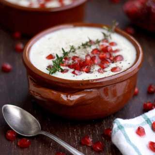 Silky Vegan Cauliflower Soup