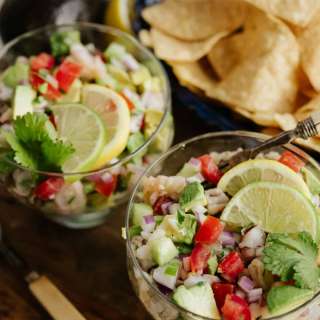 Mexican Shrimp Ceviche (Ceviche de Camarón)