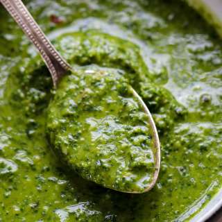 Homemade Green Harissa Sauce