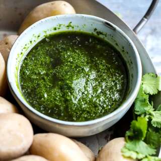 Mojo Verde: Canarian Green Sauce