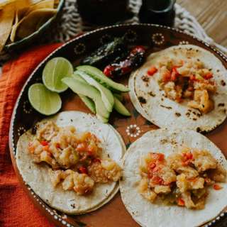 Tacos de Chicharrón (Pork Rind Tacos)