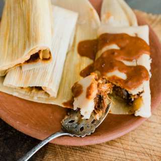 Chicken Mole Tamales