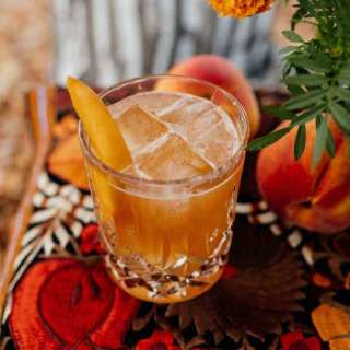 Bourbon Peach Old-Fashioned