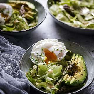 Shaved Asparagus Salad with Peanut Dressing