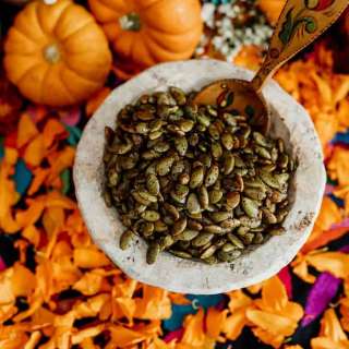 Spicy Roasted Pepitas Recipe (Pumpkin Seeds)