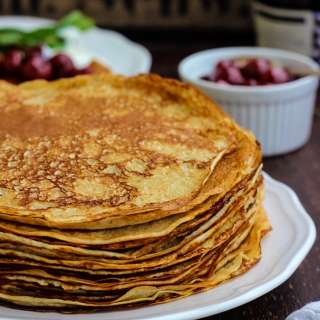 Traditional Russian Pancakes (Blinchiki)