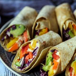 Vegan Wraps with Hummus