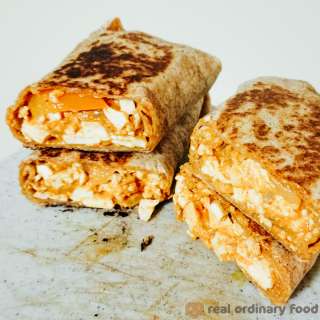 Leftover Curry Burrito