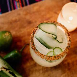 Spicy Cucumber Jalapeño Margarita