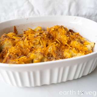Vegan Cauliflower Cheese Bake