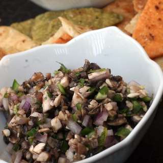 Mushroom, Jalapeño, and Cilantro Salsa