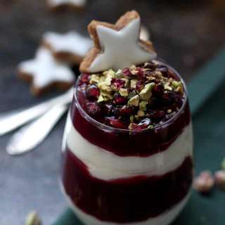 Festive Pomegranate Parfaits with Pistachios
