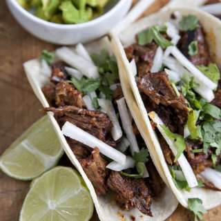 Lamb Barbacoa with Avocado Tacos