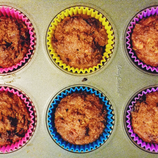 Healthier Vegan Morning Glory Muffins