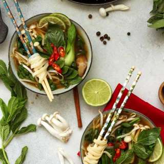 Easy Vegan Vietnamese Pho Soup