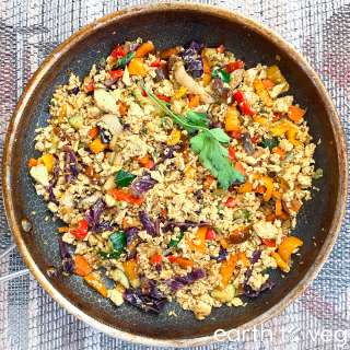 Eggless Veggie Tofu Scramble