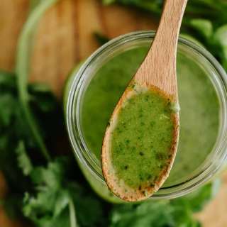 Parsley-Cilantro Chimichurri Sauce