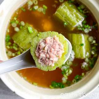 Vegan Stuffed Bitter Melon Soup