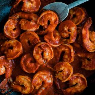 Camarones a la Diabla