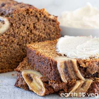 Vegan Rye Flour Banana Bread