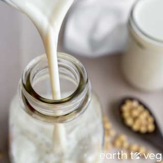 Homemade Soy Milk (Stovetop or Instant Pot)