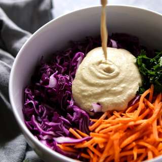 Easy Vegan Coleslaw