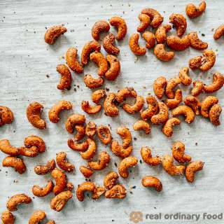 Oil-Free Roasted Cashews