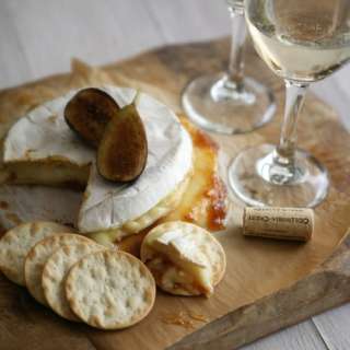 Baked Brie with Fig Preserves