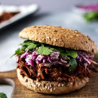 Vegan Pulled Jackfruit Sandwich