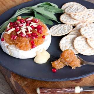 Baked Brie with Quince Jam