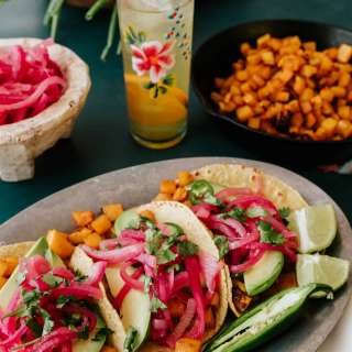 Roasted Butternut Squash Tacos