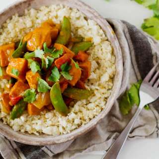 Vegetarian Red Curry Stir Fry