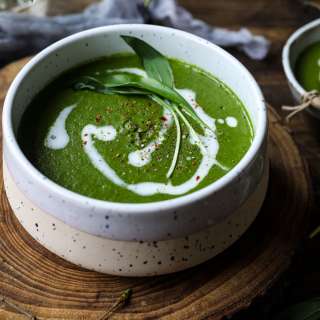 Creamy Vegan Wild Garlic Soup