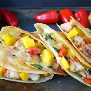 Chicken Mango Quesadillas