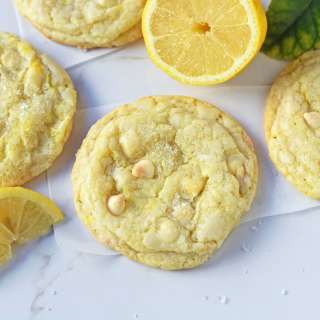 Lemon White Chocolate Chip Cookies