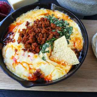 Queso Fundido with Chorizo