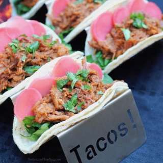 Easy Pork Mole Tacos