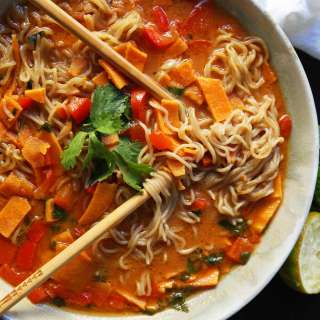 Thai Coconut Curry Vegetable Soup